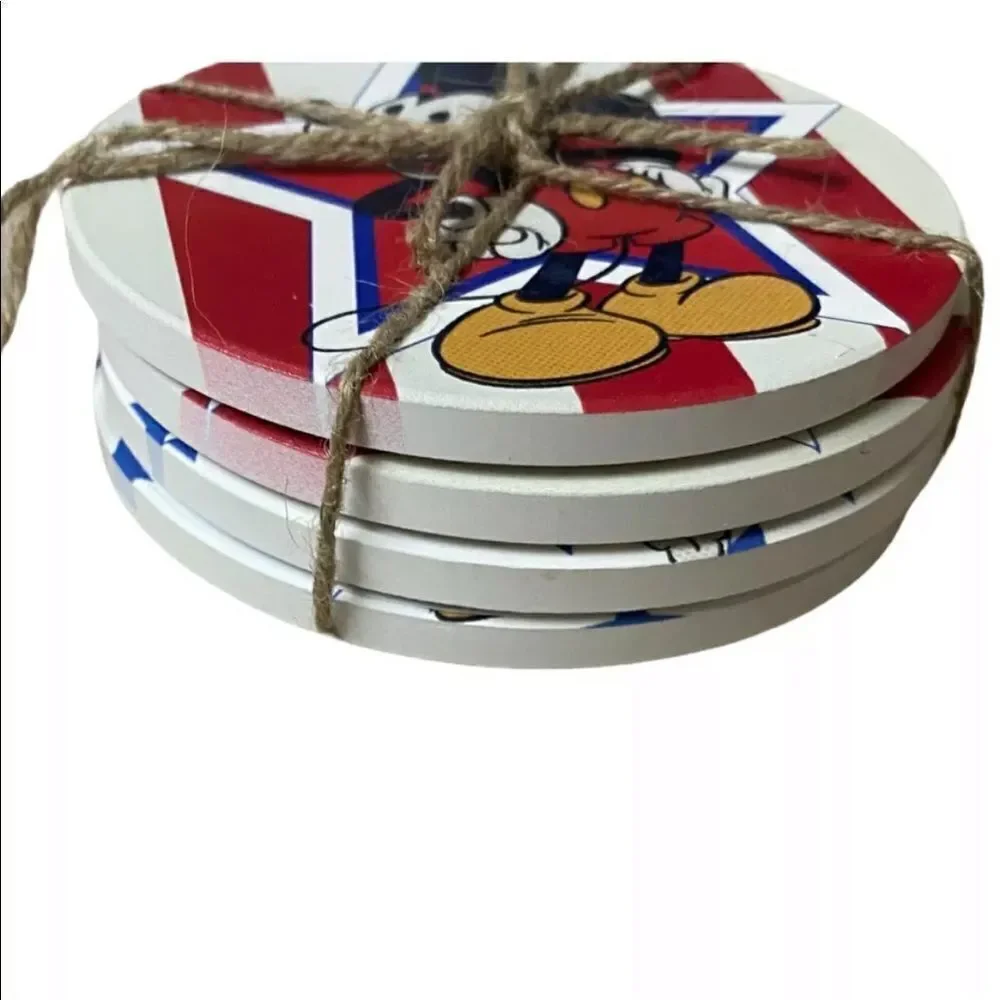 Mickey Mouse Minnie Coasters‎ Fourth July USA Retro